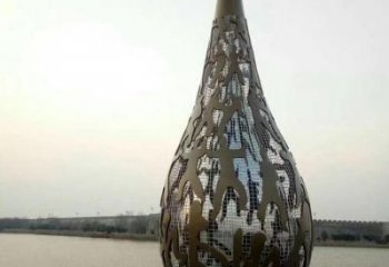 水滴雕塑廠家 鏤空不銹鋼水滴雕塑廠家