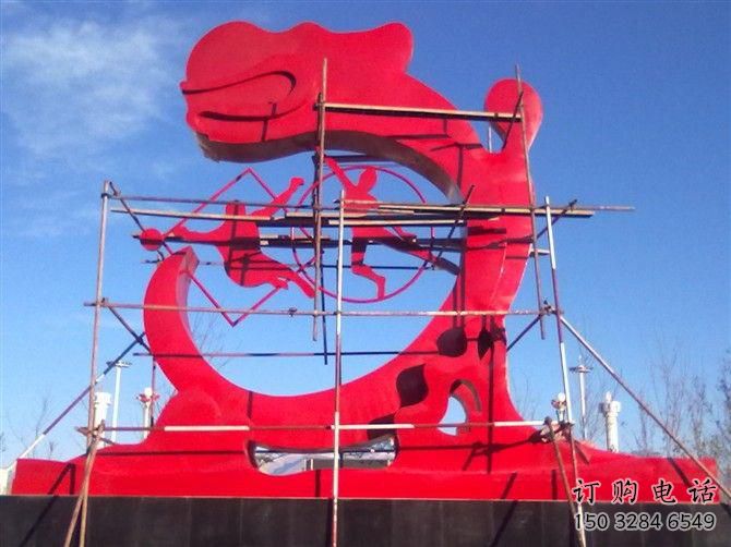 公園龍雕塑廠家 中式烤漆小品 風(fēng)景區(qū)仿古龍雕塑