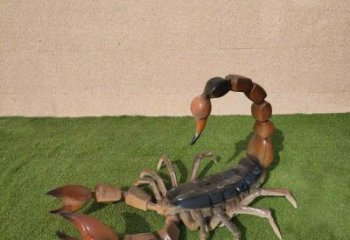 大門口蝎子雕塑廠家 歐式賓館擺件 風(fēng)景區(qū)仿古蝎子雕塑