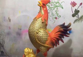 烤漆小雞雕塑廠家 戶外賓館擺件 彩繪仿真小雞雕塑