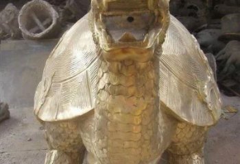 公園烏龜雕塑廠家 中式鑄造小品 風景區仿古烏龜雕塑