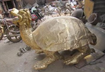 庭院烏龜雕塑廠家 歐式仿真擺件 戶外噴漆烏龜雕塑