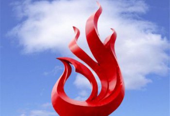 仿真火鳳凰雕塑廠家 大型現代擺件 公園噴漆火鳳凰雕塑