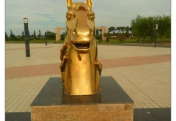 鍛造十二生肖雕塑廠家 卡通擺件 廣場十二生肖雕塑