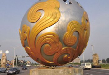 中式地球雕塑廠家 創意小品 游樂場不銹鋼地球雕塑