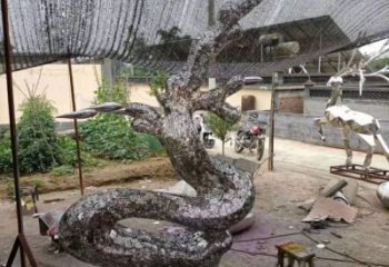 鏤空水浪雕塑廠家 現代公園小品 創意不銹鋼水浪雕塑生產