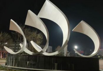 房地產(chǎn)小船雕塑廠家 剪影擺件 鍛造不銹鋼小船雕塑生產(chǎn)