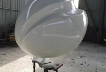 抽象雞蛋雕塑廠家 歐式小品 戶外不銹鋼雞蛋雕塑生產