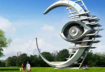 大型月亮雕塑廠家 鍛造小品 房地產(chǎn)不銹鋼月亮雕塑