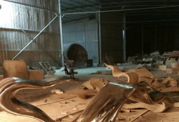 酒店彩帶雕塑廠家 鏡面小品 戶外不銹鋼彩帶雕塑生產(chǎn)