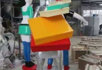 廣場提包雕塑廠家 抽象小品 戶外不銹鋼提包雕塑生產(chǎn)