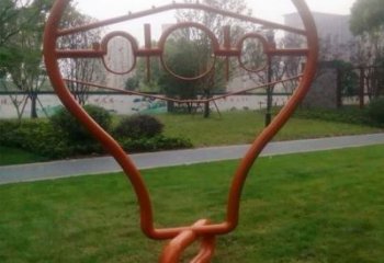 大型電燈泡雕塑廠家 抽象小品 現(xiàn)代不銹鋼電燈泡雕塑