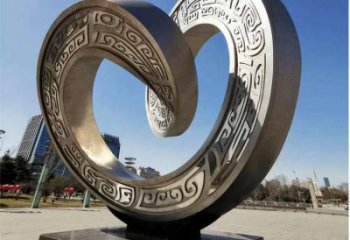 鏤空磁鐵雕塑廠家 園林小品 現代不銹鋼磁鐵雕塑生產