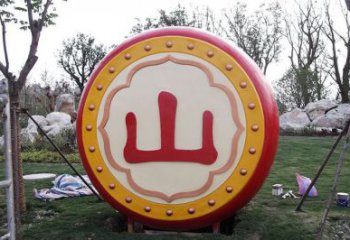 噴漆鼓雕塑廠家 中式小品 大型不銹鋼鼓雕塑生產(chǎn)