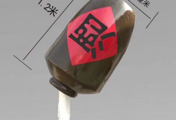 幾何酒壇雕塑廠家 街頭小品 創(chuàng)意不銹鋼酒壇雕塑制作