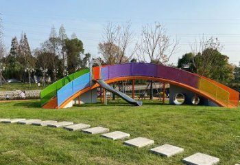 鏤空滑梯雕塑廠家 園林小品 住宅小區(qū)不銹鋼滑梯雕塑廠