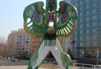 異形風(fēng)箏雕塑廠家 現(xiàn)代公園小品 廣場不銹鋼風(fēng)箏雕塑廠
