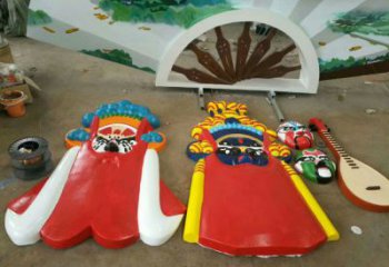 創意皮影雕塑廠家 烤漆小品 公園皮影雕塑廠