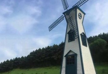 烤漆大風車雕塑廠家 現代小品 戶外大風車雕塑廠