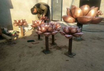 廣場水蓮雕塑廠家 歐式小品 創(chuàng)意不銹鋼水蓮雕塑加工