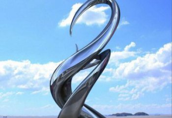 幾何豆芽雕塑廠家 創(chuàng)意小品 現代不銹鋼豆芽雕塑廠