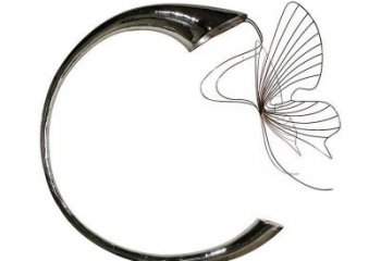 戶外喇叭花雕塑廠家 鏡面小品 大型不銹鋼喇叭花雕塑廠