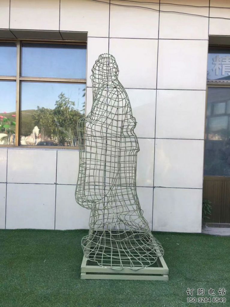 鏤空孔子雕塑廠家 園林小品  大型鏤空孔子雕塑廠