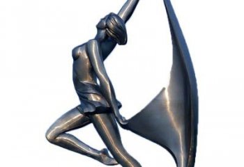 抽象體操雕塑廠家  公園小品  創(chuàng)意不銹鋼體操雕塑廠