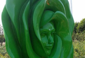 抽象笑臉雕塑廠家 創意小品  廣場不銹鋼笑臉雕塑廠