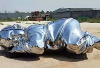 戶外娃娃雕塑廠家 現代小品  大型不銹鋼娃娃雕塑生產