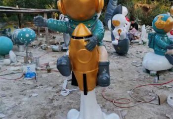 街頭外星人雕塑廠家 大型廣場擺件  戶外外星人雕塑報價