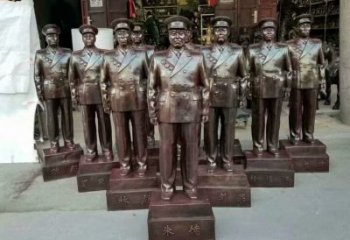 園林偉人雕塑廠家 噴漆小品 中式偉人雕塑擺件