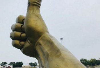 點贊拇指雕塑 不銹鋼拇指雕塑廠家