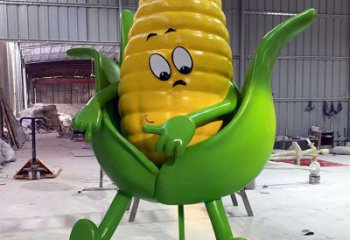 玉米雕塑廠家 不銹鋼農(nóng)作物主題雕塑