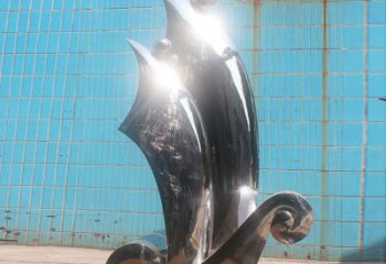 戶外景觀雕塑供應(yīng)廠，鍍銅帆船雕塑，鏡面工藝