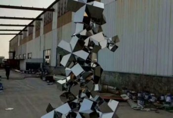 房地產(chǎn)石塊雕塑 剪影景觀石雕塑 鍛造石頭雕塑廠家