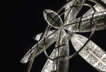 選定廣場風(fēng)車雕塑 抽象風(fēng)動雕塑 烤漆旋轉(zhuǎn)雕塑