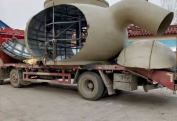 鏤空天壺雕塑加工商 噴水園林懸空雕塑 住宅小區流水雕塑