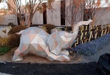 公園大象雕塑提供，美陳雕塑，烤漆大象雕塑承接