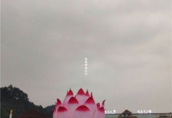 蓮花雕塑承接，街道標識，彩繪蓮花噴泉雕塑供應廠家