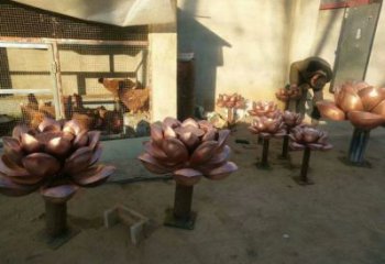 水蓮花雕塑定價，室外雕塑，水蓮花銅雕塑廠家精品