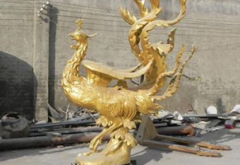 孔雀雕塑訂做，景區(qū)案例，藝術(shù)銅孔雀雕塑定制廠家