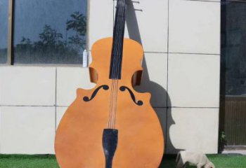 大提琴雕塑精選，街頭藝術，不銹鋼大提琴雕塑承接