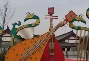 琵琶雕塑