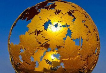 花球雕塑方案，景區(qū)雕塑，不銹鋼花球雕塑精選