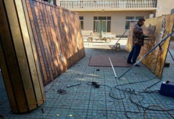 售樓部書卷雕塑，噴砂發(fā)光雕塑，烤漆題材