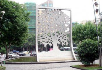 鏤空樹雕塑常用，景觀概念，鏤空剪紙樹雕塑生產廠家