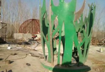 鏤空樹雕塑供給，美陳雕塑，鏤空剪紙樹雕塑公司