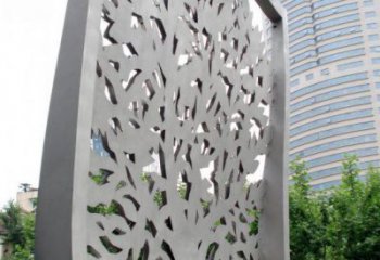 鏤空樹雕塑精品，白鋼構件，鏤空剪紙樹雕塑制造廠