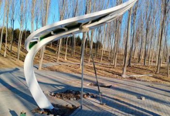 樹葉雕塑優選，陸地擺件，彩繪仿真樹葉雕塑供給